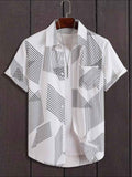 Men's Printed Regular Fit Casual Shirt | Trendy Cotton Wear – Buy India