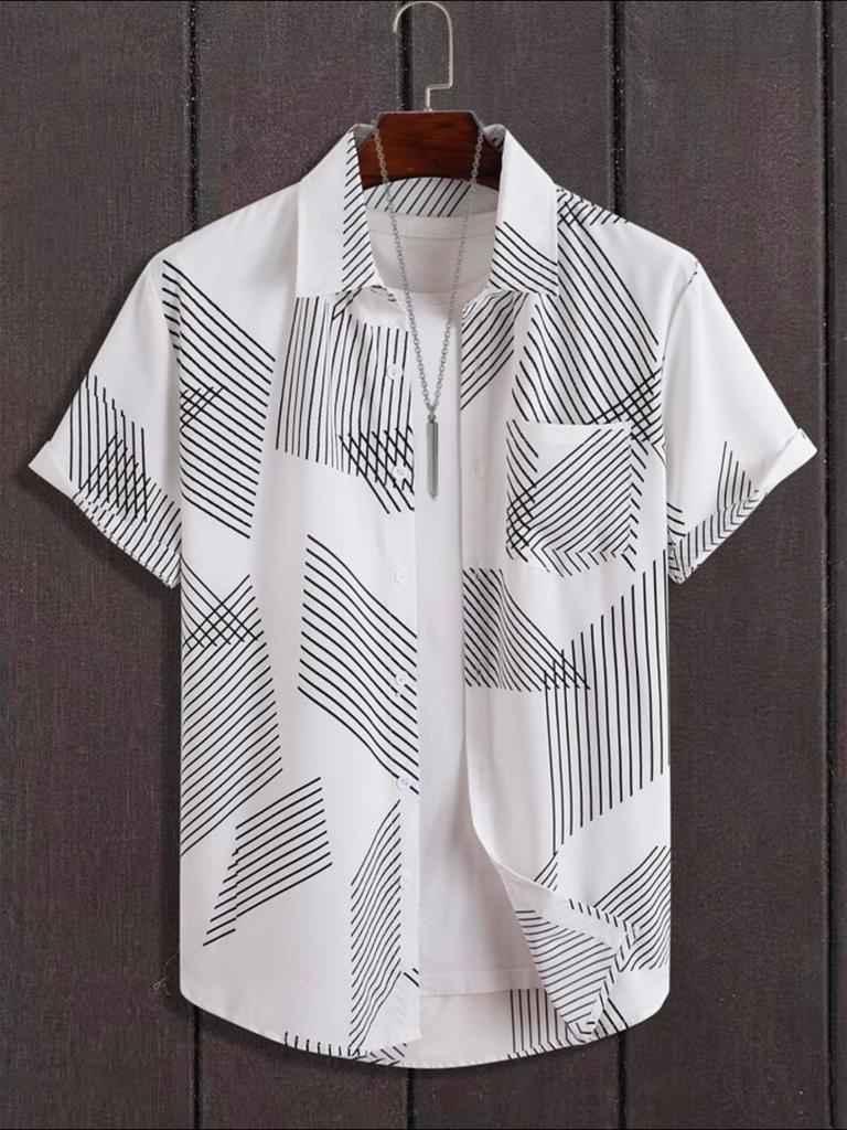 Men's Printed Regular Fit Casual Shirt | Trendy Cotton Wear – Buy India