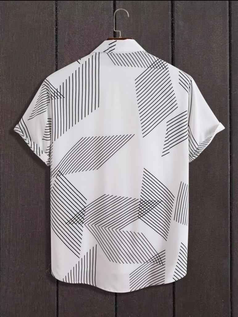 Printed Cotton Casual Shirt Men India – Regular Fit Full Sleeve – CustomTeeStudio