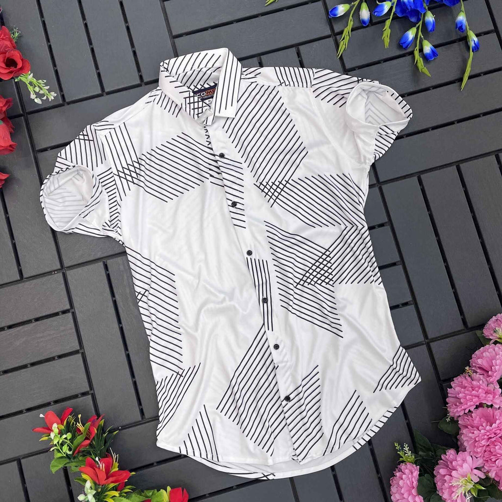 Men's Printed Regular Fit Casual Shirt | Trendy Cotton Wear – Buy India